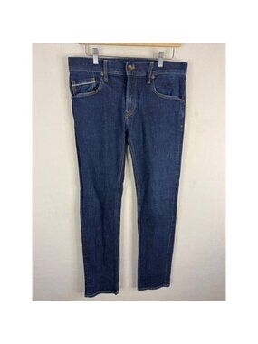 People for Peace Mens Selvedge Denim Jeans Dark Wash Made in USA Indigo 33X34